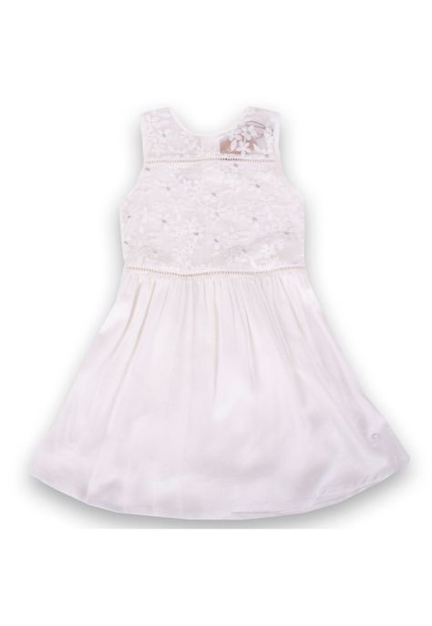 Vestido Niña Crudo Pillin-0