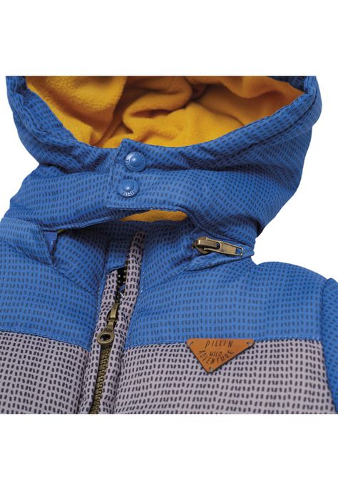 Parka con Capucha Bebé Niño Gris Pillin-1
