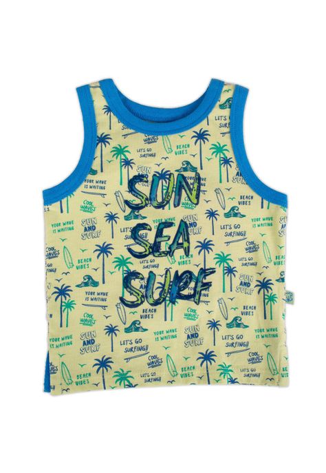 Polera Bebe Niño Verde Pillin-0