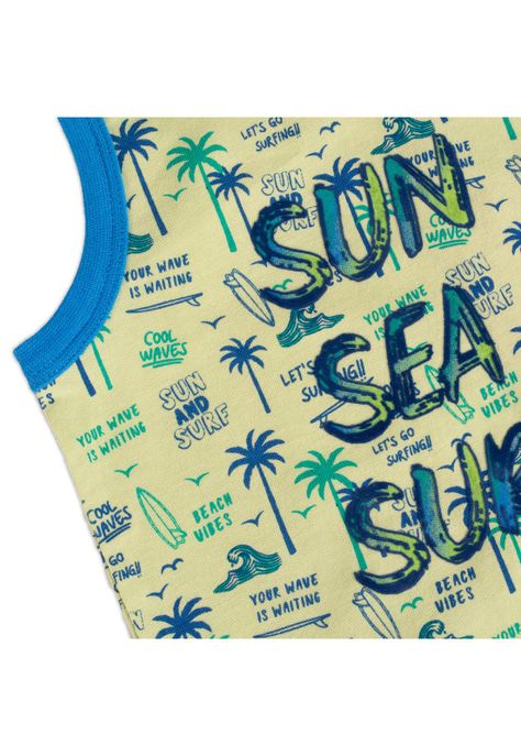 Polera Bebe Niño Verde Pillin-1