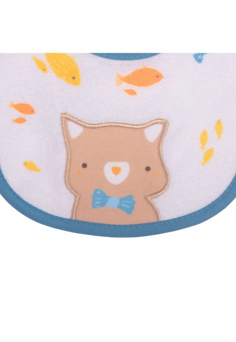  Set 2 Pzas Babero Bebe Niño Multicolor Pillín-2