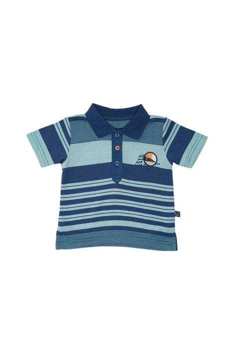 Polera Bebé Niño Azul Pillín-0
