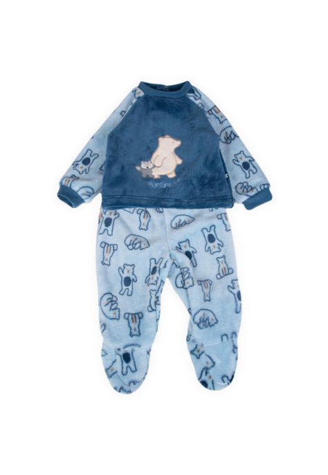 Pijama Bebe Azul Pillin (PVB412-25AZU )-0