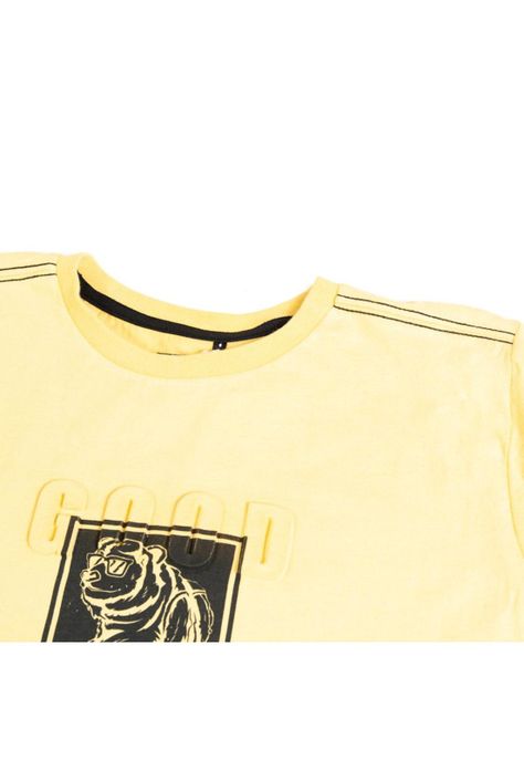 Polera Manga Larga Niño Beige Pillin-1