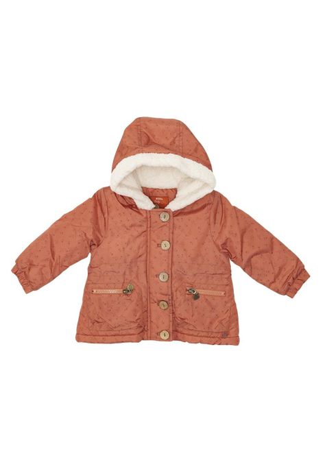 Chaqueta Bebé Niña Naranja Pillin-0