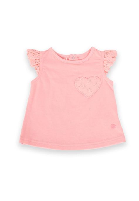 Polera Bebé Niña Coral Pillin-0