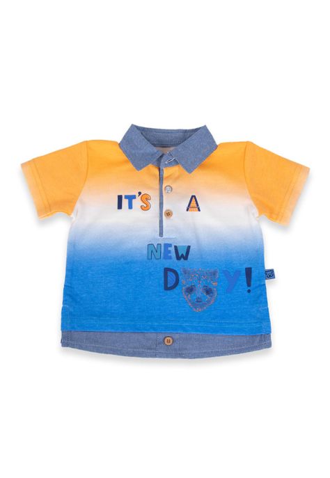 Polera Bebé Niño Naranja Pillin (PVA626-24NAR)-0