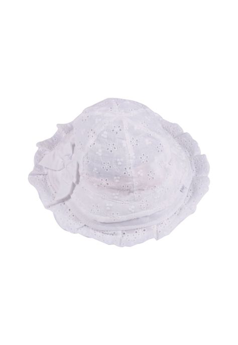 Gorro Bebe Niña Blanco Pillín-1