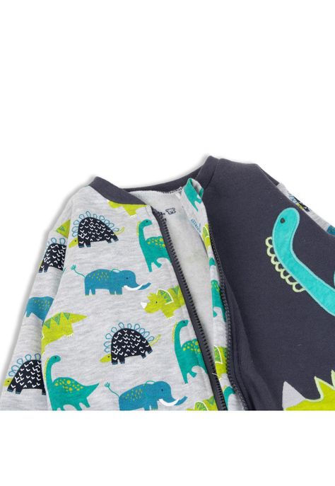 Pijama Bebé Niño Gris Pillin-1
