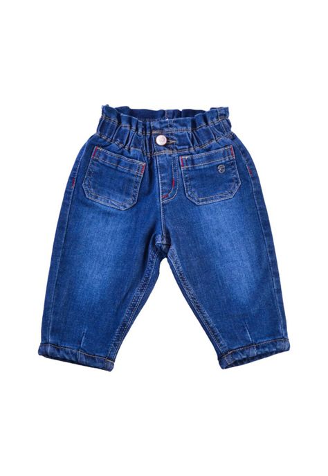Jeans Bebé Niña Azul Pillin-0