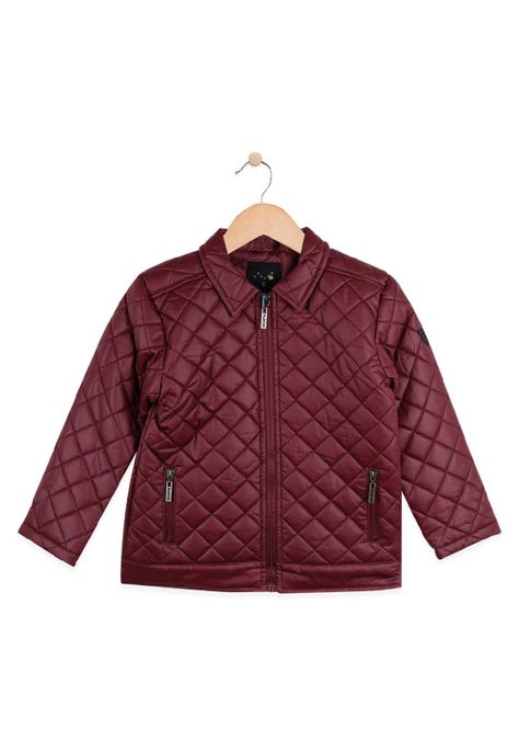 Parka Algodón Invierno Niño Burdeo Pillin-2
