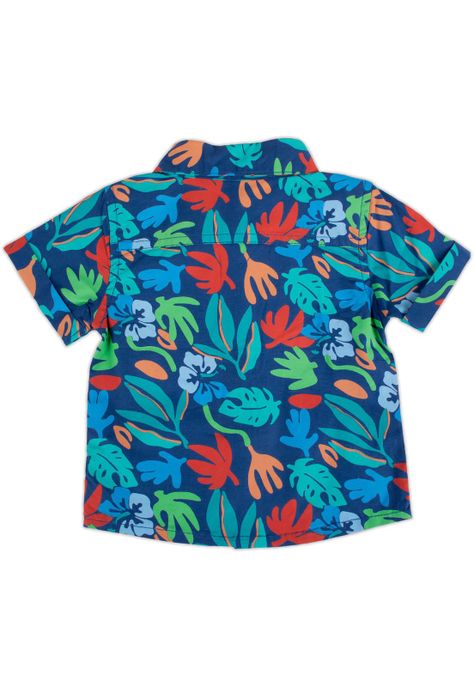 Camisa Bebe Niño Azul Pillin-2