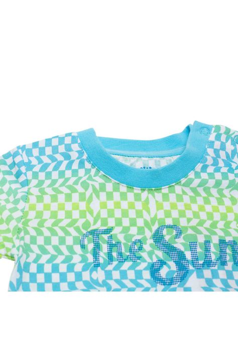 Polera Bebé Niño Turquesa Pillin-3