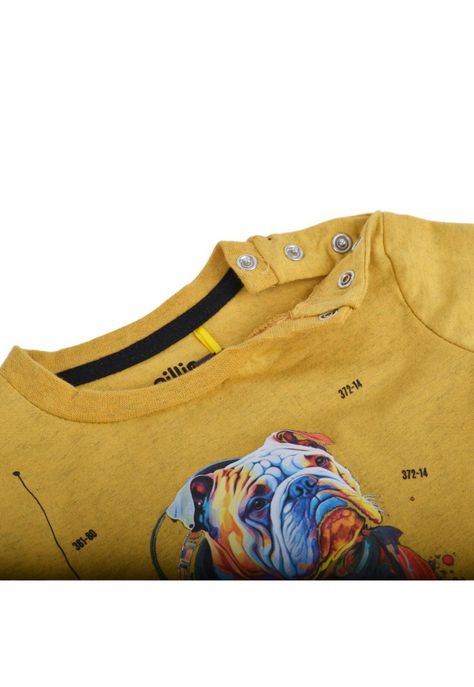 Polera Bebé Niño Mostaza Pillin-1