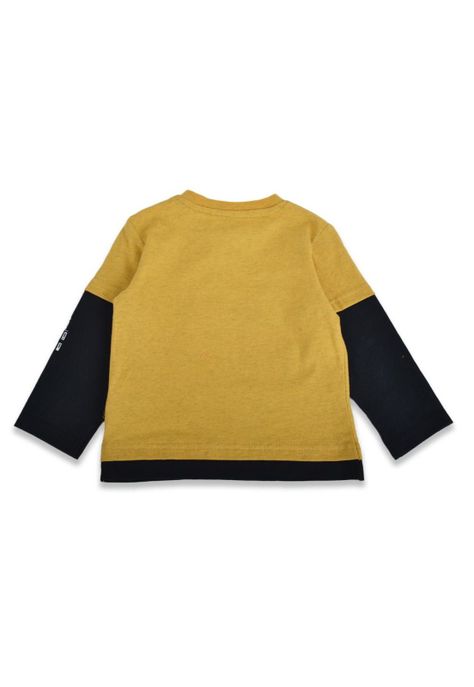 Polera Bebé Niño Mostaza Pillin-2