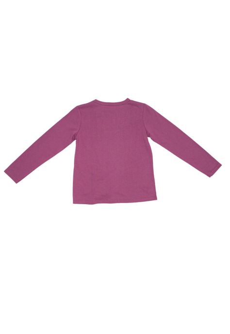 Polera M/L Glitter Algodón Invierno Niña Lila-1
