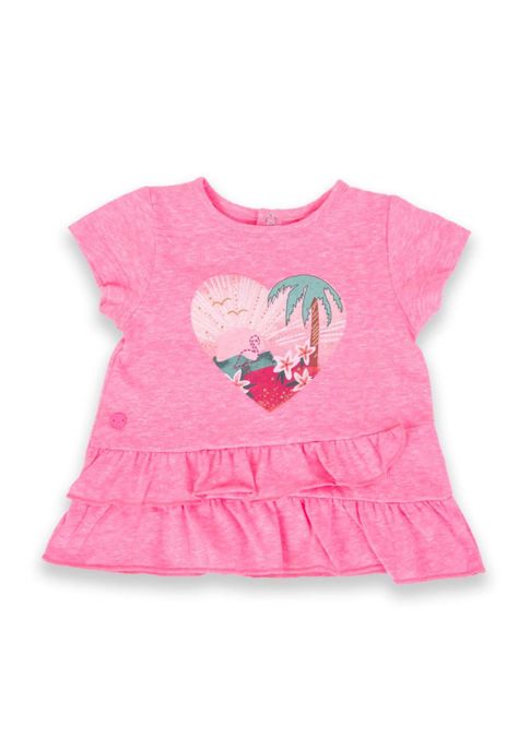 Polera Bebé Niña Rosado Pillin-0