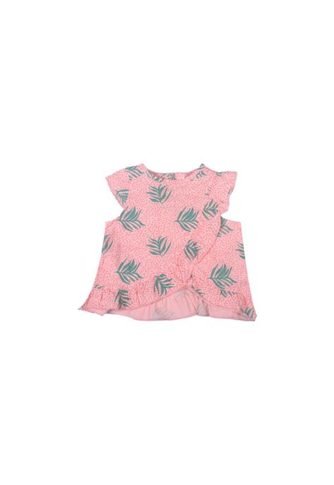 Polera Bebe Niña Rosado Pillin-0