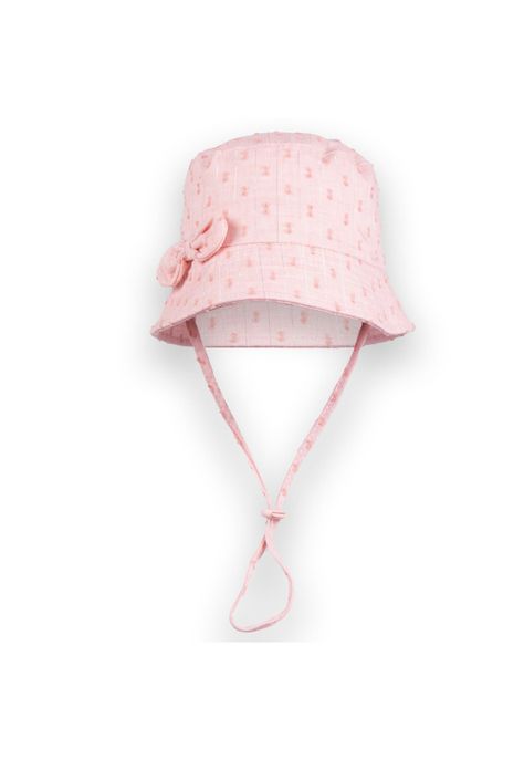 Gorro Bebe Niña Rosado Pillin-0