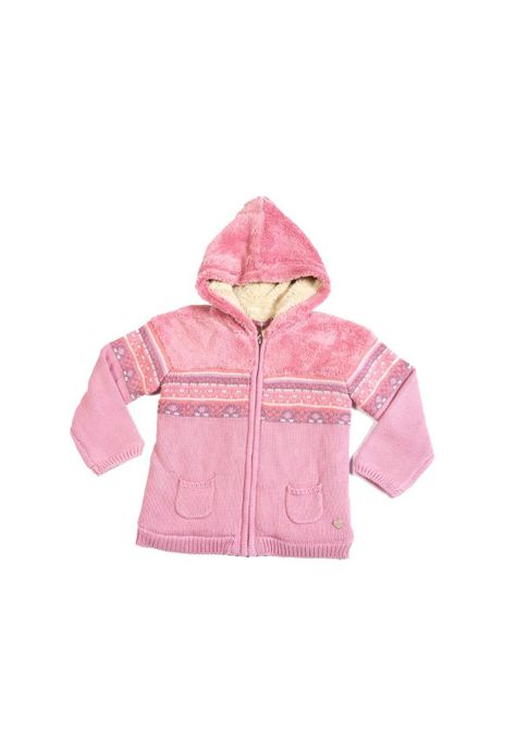 Chaleco Bebé Niña Rosado Pillin-0