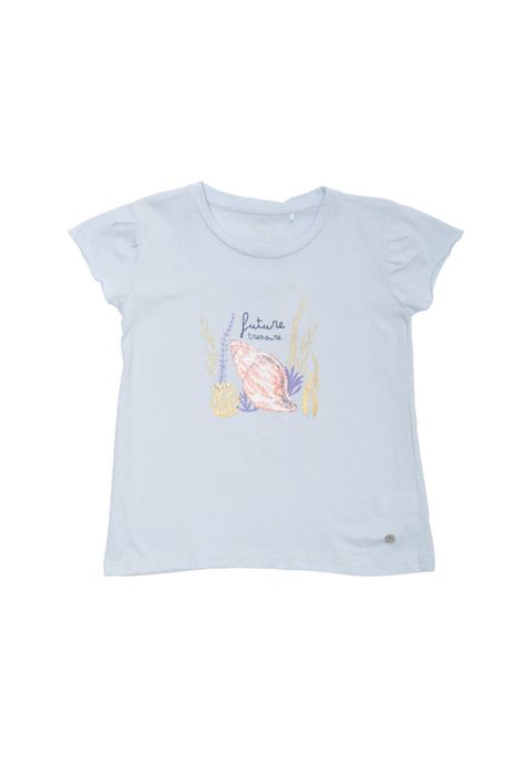 Polera Manga Corta Niña Lavanda Pillin-0