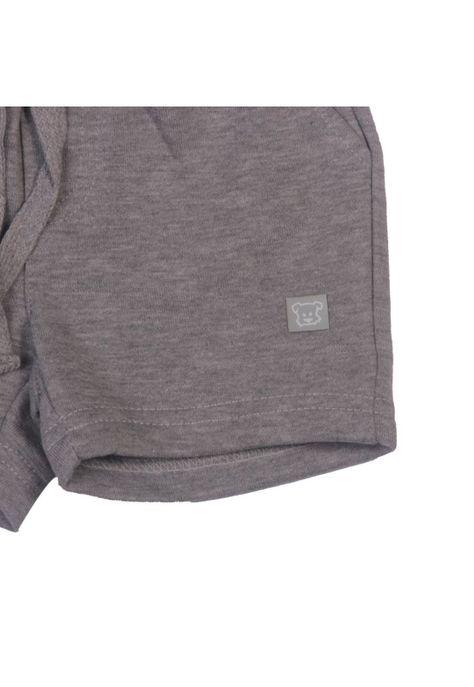 Short Bebe Niño Gris Pillin-2