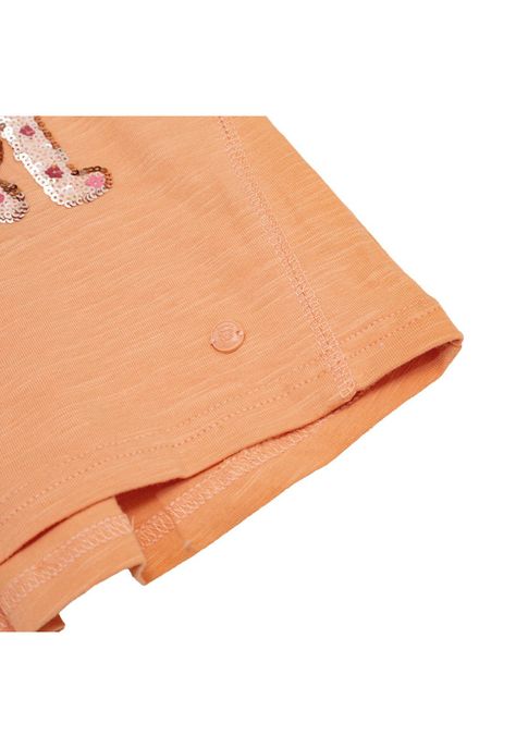 Polera Manga Larga Bebé Niña Naranja Pillin-4