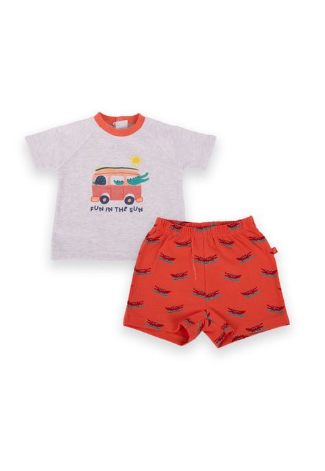 Pijama Bebé Niño Rojo Pillin (PVA406-24ROJ)-2