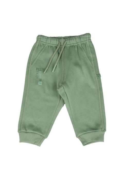 Pantalón Buzo Bebe  Verde Pillin ( PVB514-25VER )-0