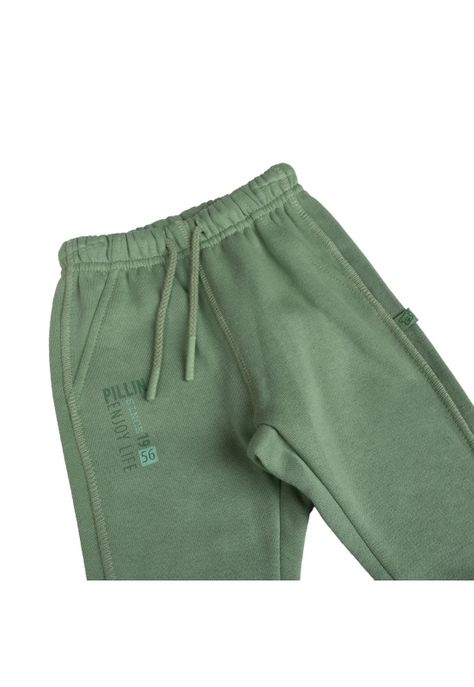 Pantalón Buzo Bebe  Verde Pillin ( PVB514-25VER )-1