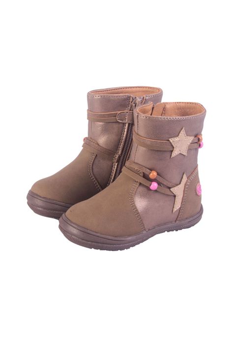 Bota Bebé Niña Café Pillin-0