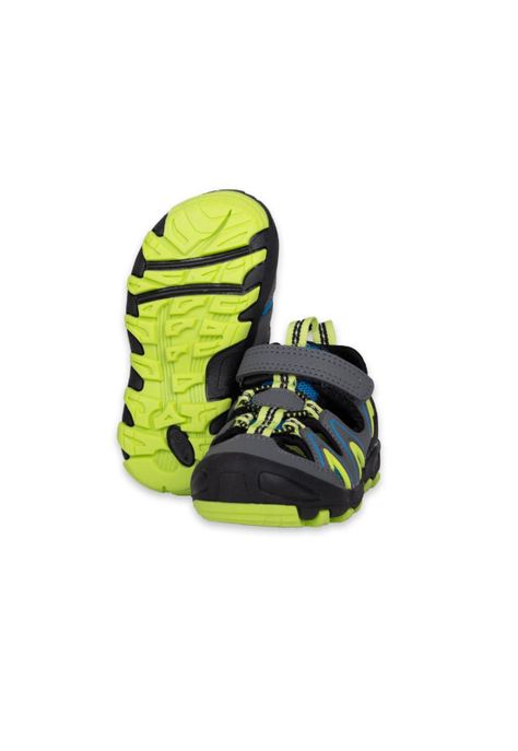Sandalias Outdoor Bebe Niño Gris oscuro Pillin-1