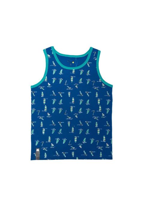 Polera S/M Niño Azul Pillin-0