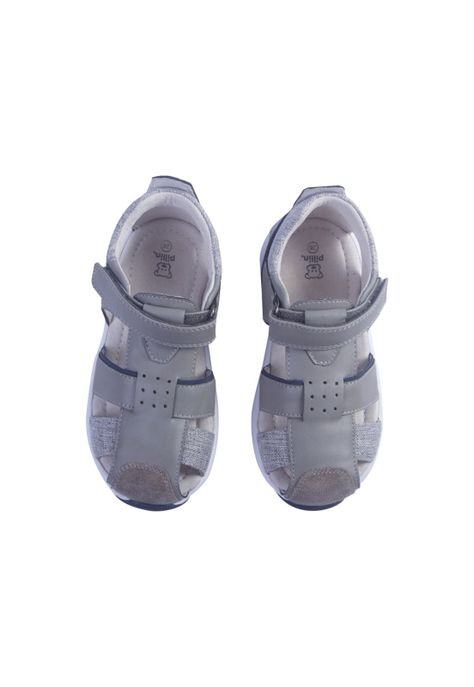 Sandalias Bebe Niño Gris Pillin-1