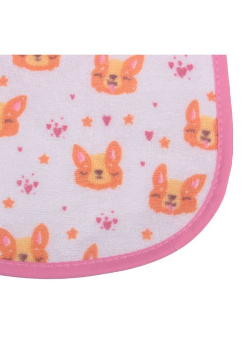  Set 2 Pzas Babero Bebe Niña Multicolor Pillín-3