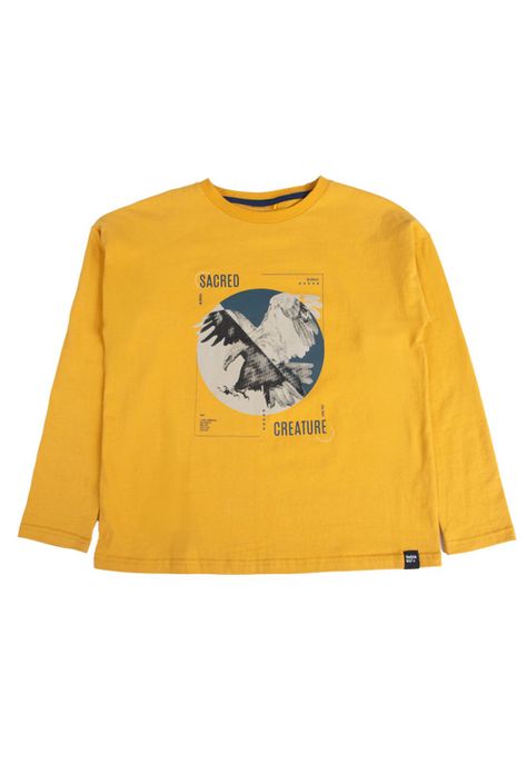 Polera Niño Mostaza Pillin (TVB604-25MOS )-0