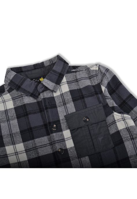 Camisa Niño Gris oscuro Pillin-1