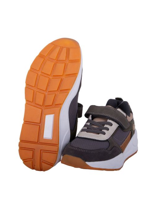 Zapatillas Niño Gris oscuro Pillin-1