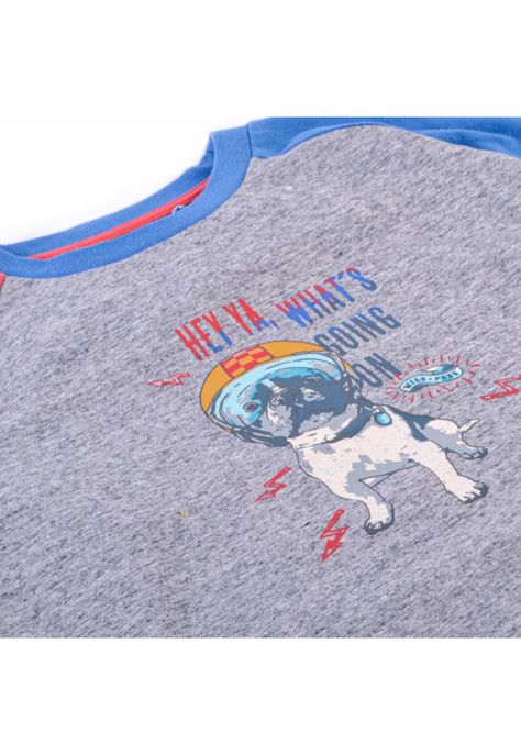 Polera Manga Larga Niño Gris Pillin-1