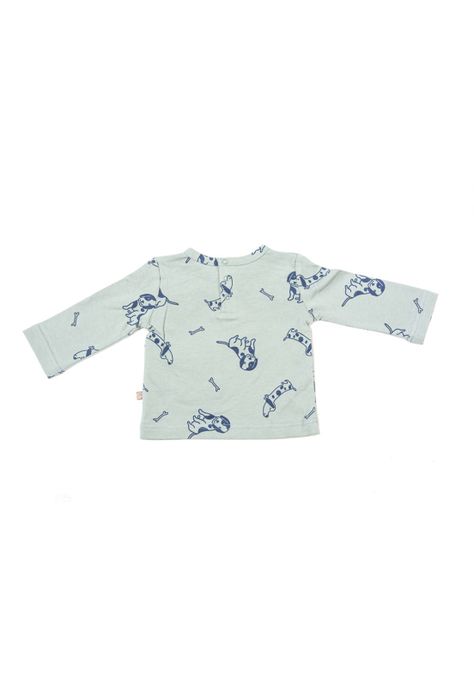Polera Manga Larga Bebé Niño Verde Pillin-3