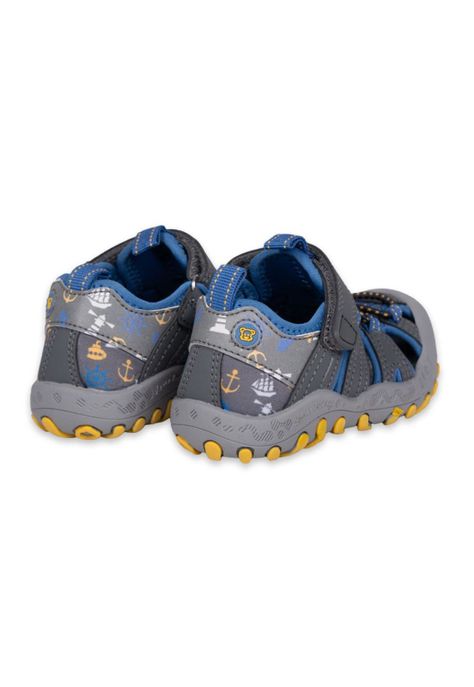Sandalias Outdoor Bebe Niño Gris Pillin-3