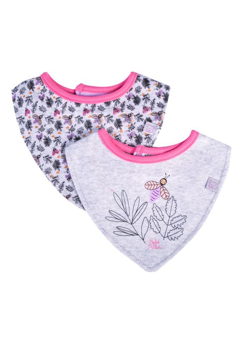 Set 2 Pzas Bandana Bebé Niña Multicolor Pillin-0