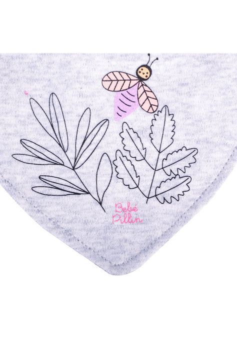Set 2 Pzas Bandana Bebé Niña Multicolor Pillin-1