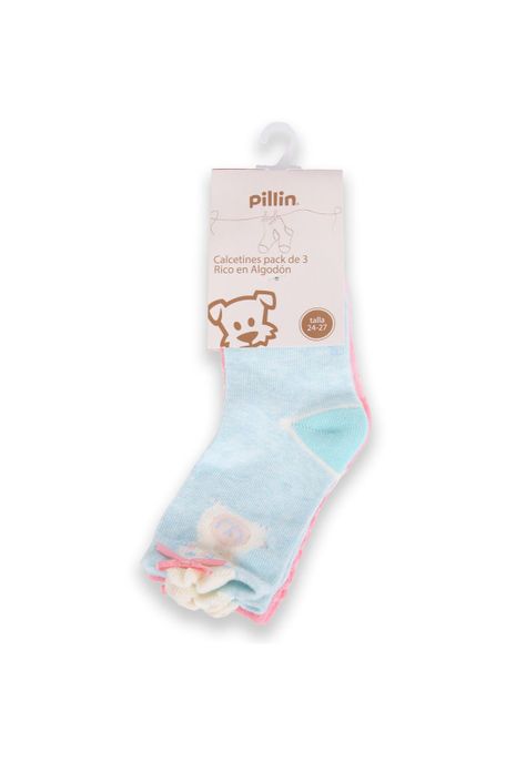 Calcetín Bebé Niña Multicolor Pillin (PAA107-24SUR)-0
