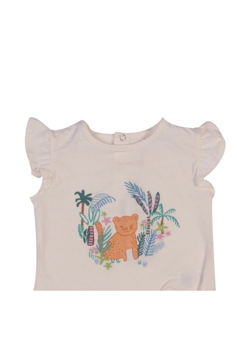 Polera Bebe Niña Blanco Pillin-3