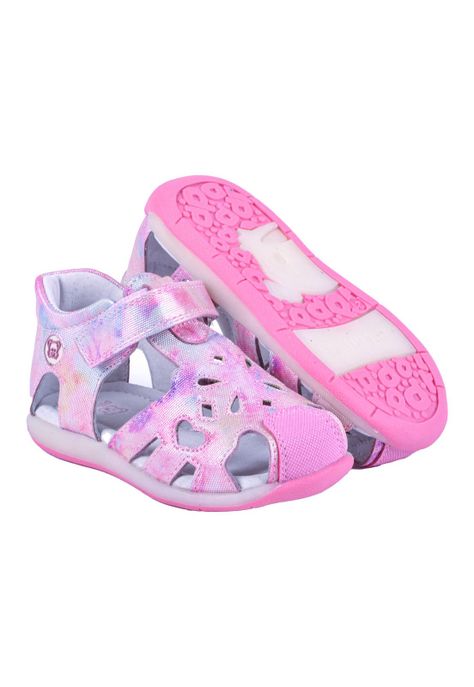 Sandalias Bebe Niña Fucsia Pillin-2