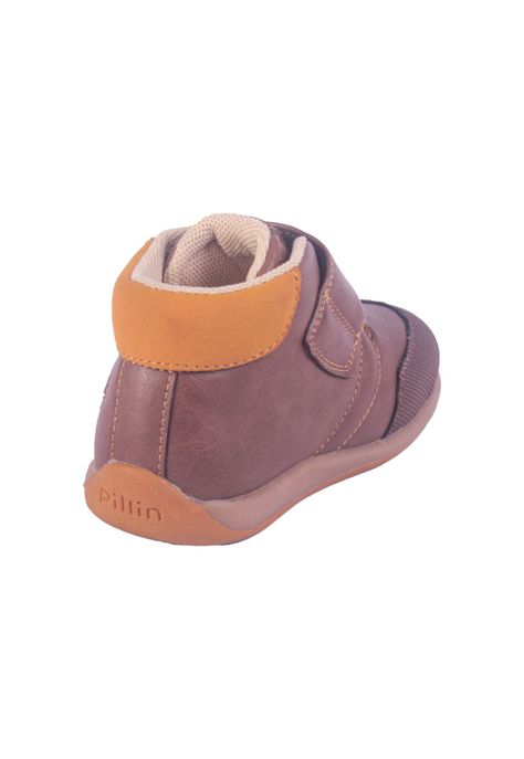 Zapato Bebé Niño Café Pillin-3