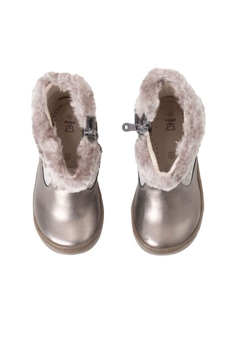 Bota Bebé Niña Gris Pillin-1