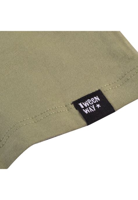 Polera Manga Larga Niño Verde Pillin-1