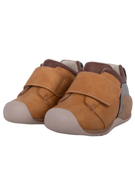 Zapato Clasico Bebe Niño Mostaza Pillin-0